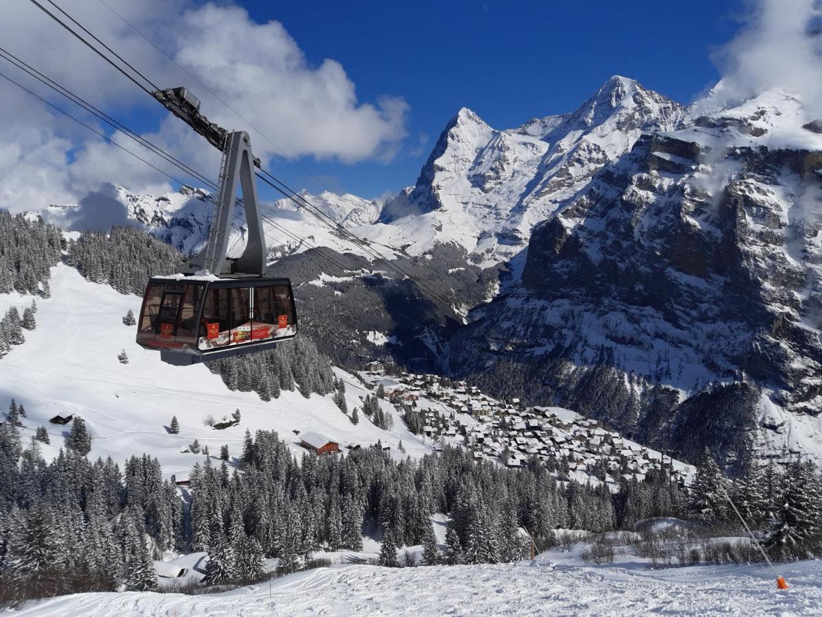 Chalet Bim Chilchli Mürren Kültér fotó